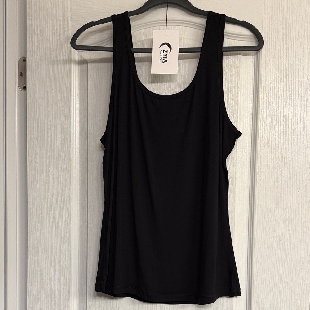 Zyia Black release Tank Top